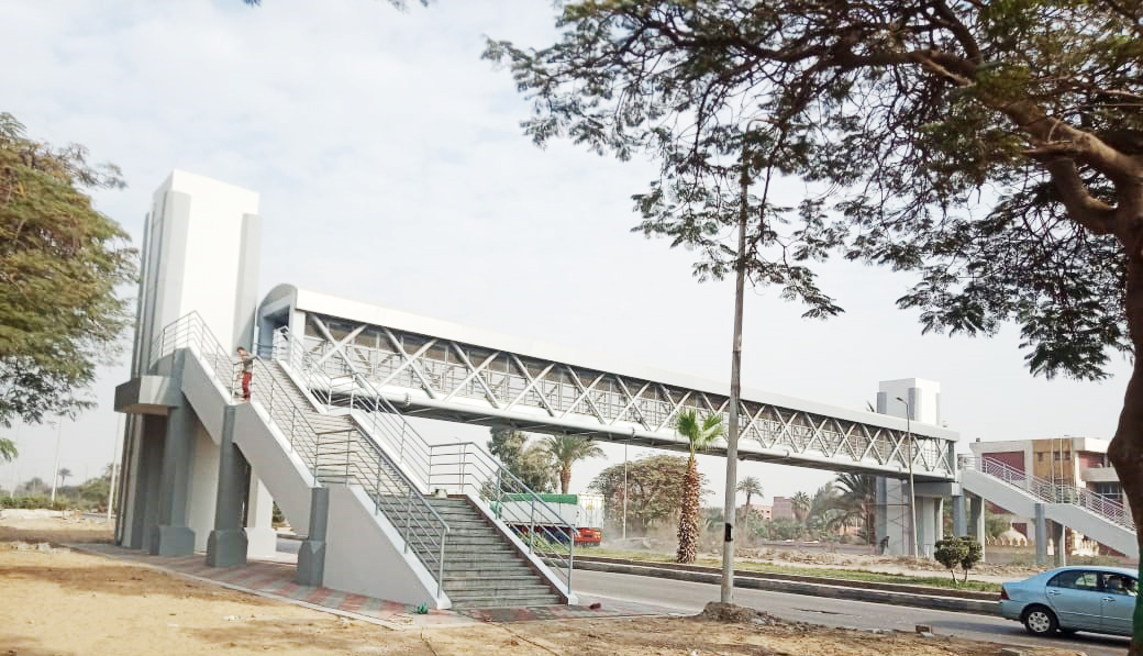 pedestrian bridge Mohammed Ali Mahjoub School